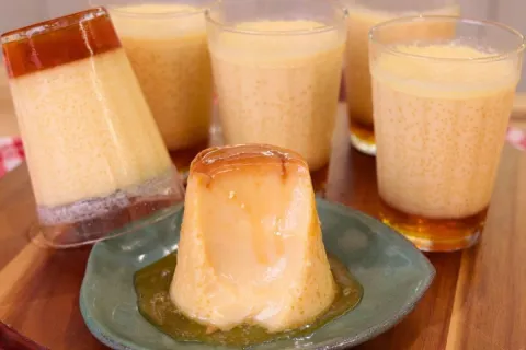Pudim no copo americano, uma receita tradicional lisa e crem