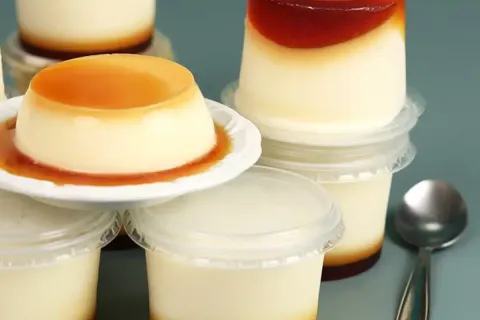 Pudim no pote delicioso feito sem ir ao forno e sem usar ovo