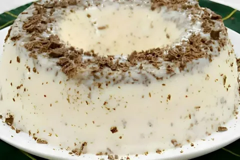 Pudim prestígio de geladeira muito fácil é só bater os ingre