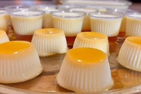 Pudim sem forno feito sem ovos, muito prático e rápido, uma 