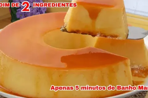 Pudim sem ovo, a sobremesa mais fácil, rápida, deliciosa e e
