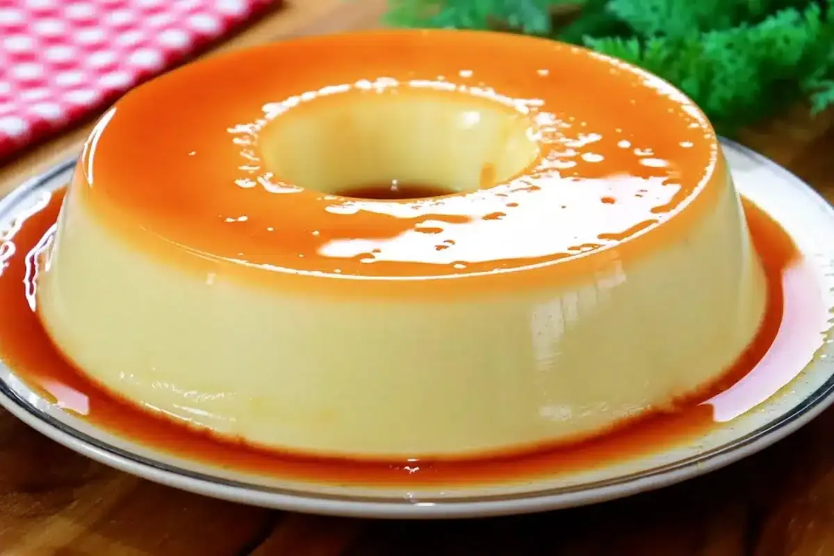 Pudim sem ovo e sem forno, leve e muito fácil, a sobremesa e