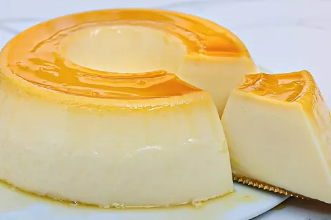 Pudim sem ovos e sem forno muito fácil de fazer e delicioso