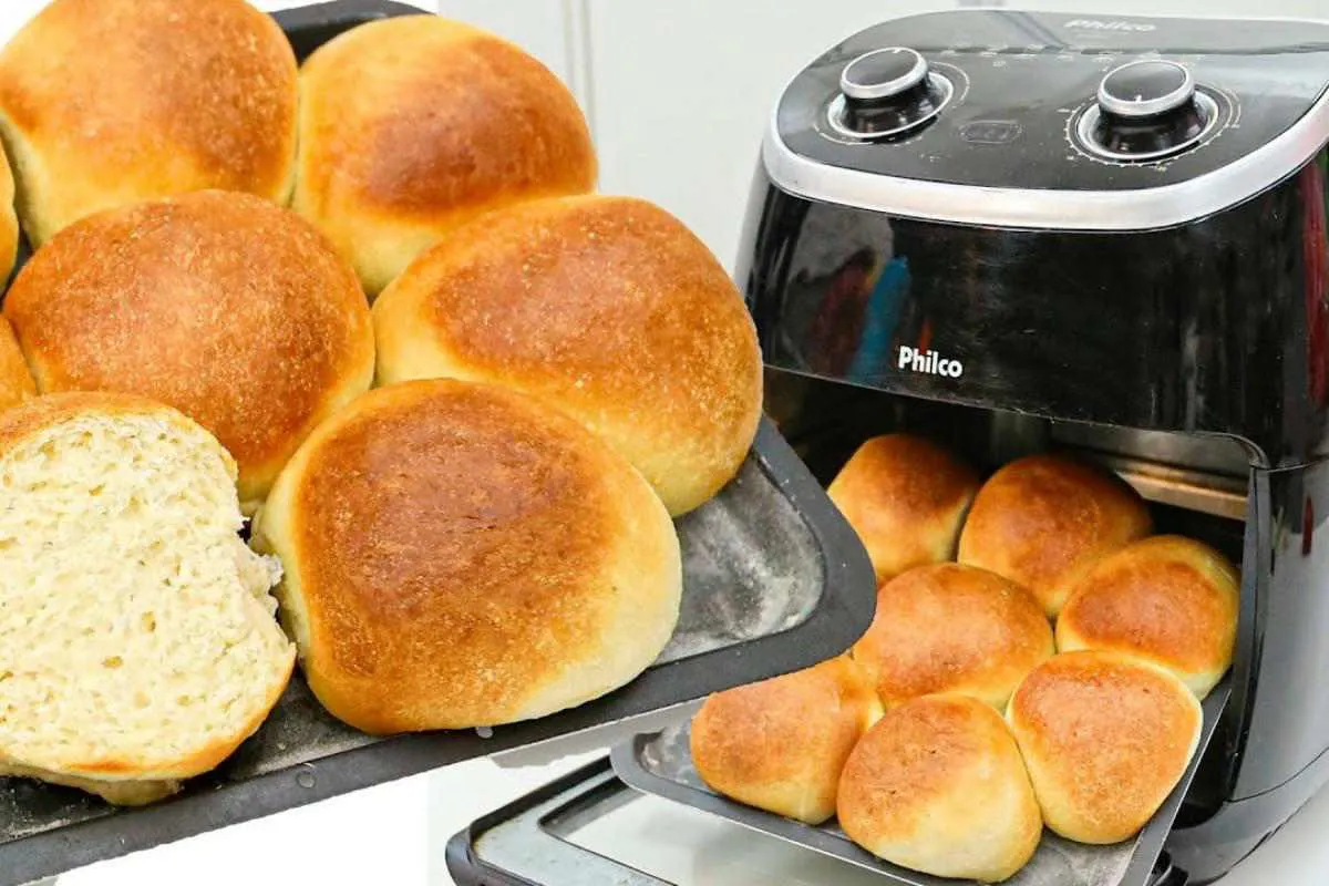 Quando você aprender a fazer pão caseiro na air fryer vai pa