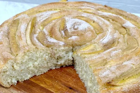 Que tal inovar no café da tarde com esse pão doce de banana 
