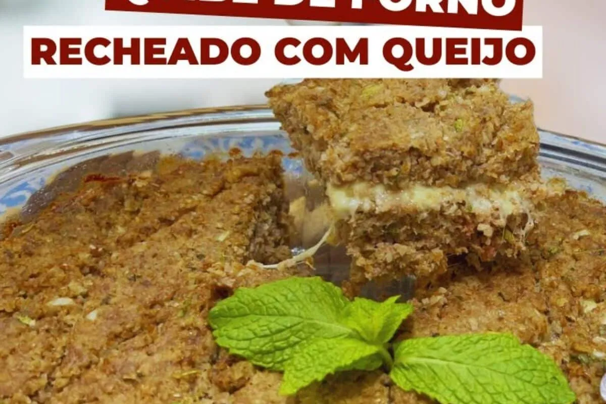 Quibe recheado de forno que fica uma delícia para servir no