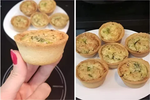 Quiche de alho poró super fácil de fazer e fica deliciosa
