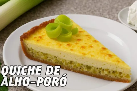 Quiche de alho poró: veja como fazer essa quiche deliciosa e