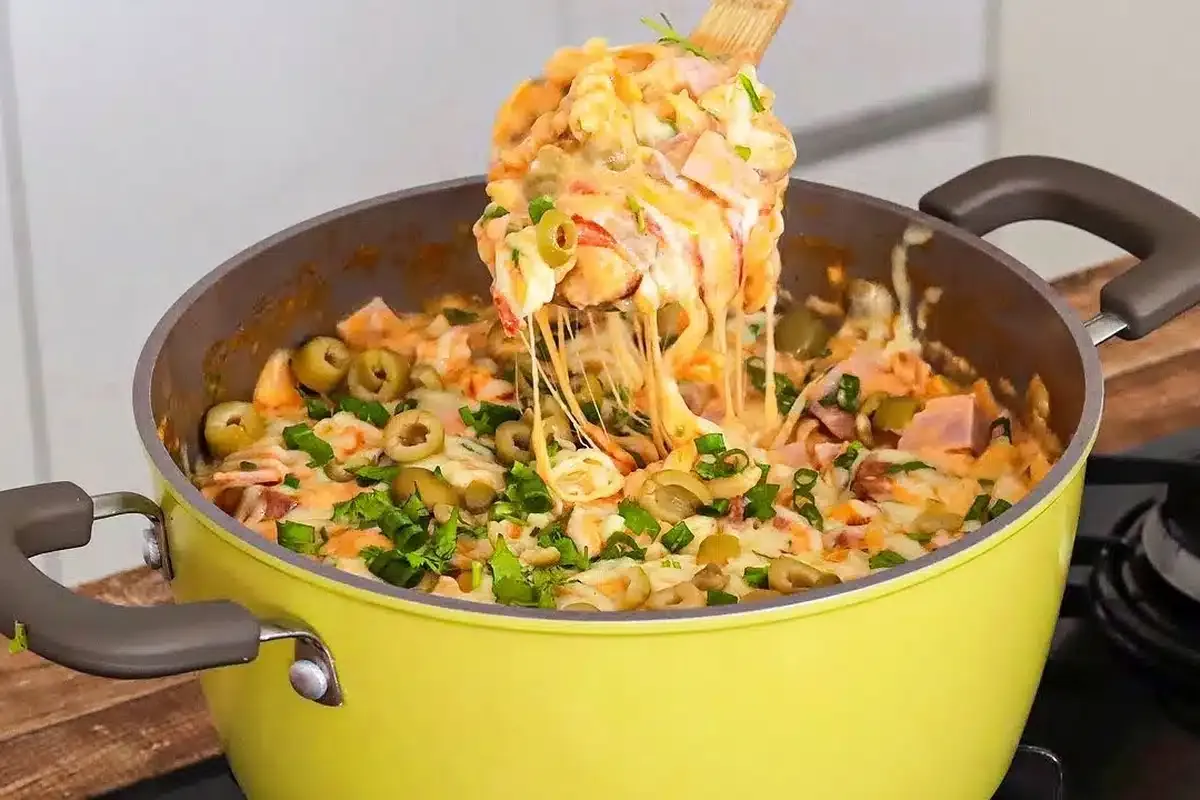 Receita de almoço completo usando uma panela só que você vai