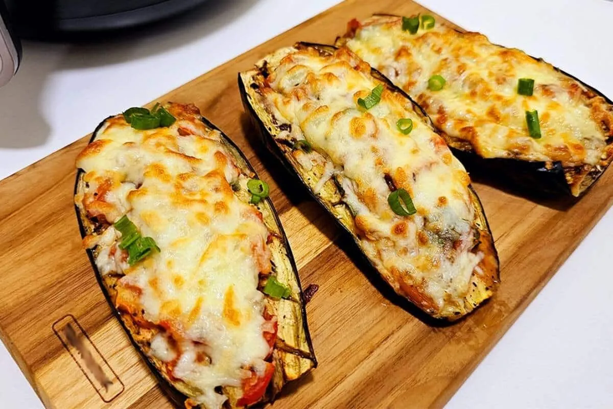 Receita de berinjela na air fryer: não precisa nem de carne