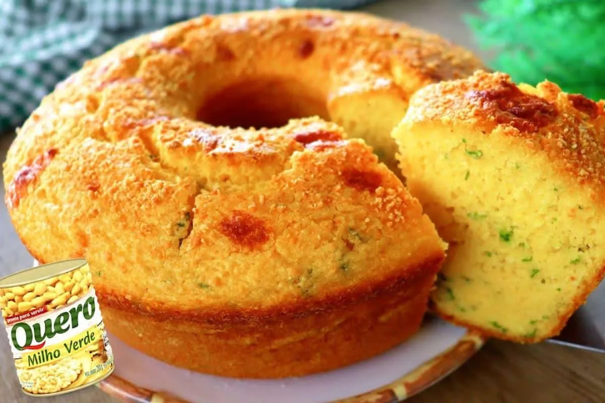 Receita de bolo de milho salgado da roça: ainda dá tempo de