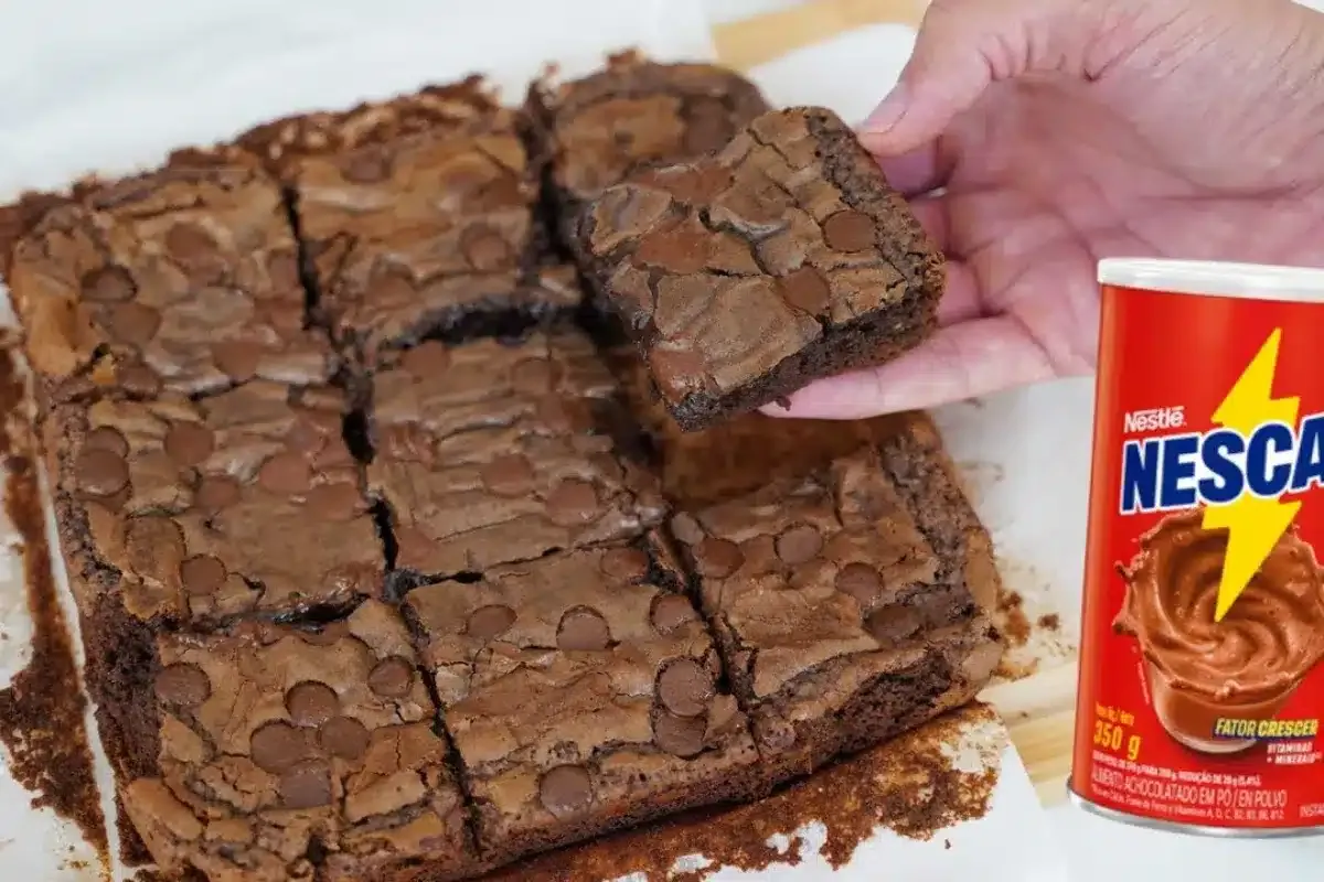 Receita de brownie de nescau: aprenda a melhor e mais fácil