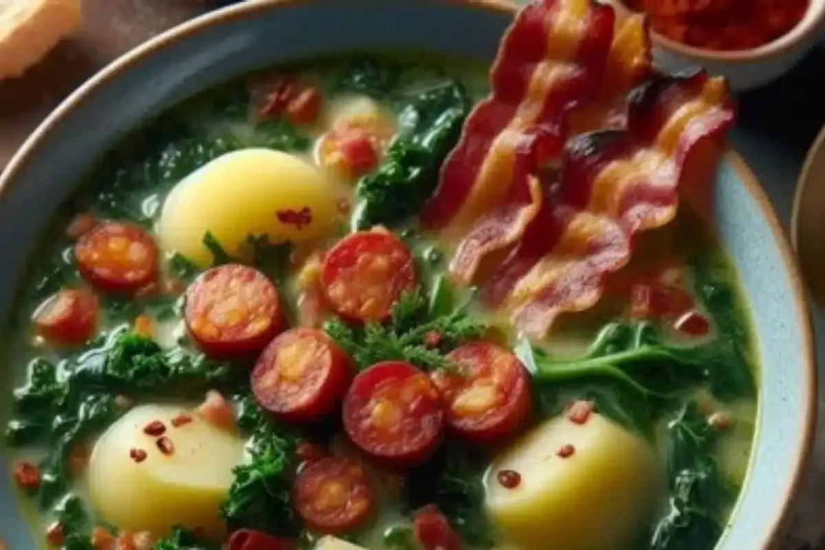 Receita de caldo verde com bacon: um prato leve e cheio de s