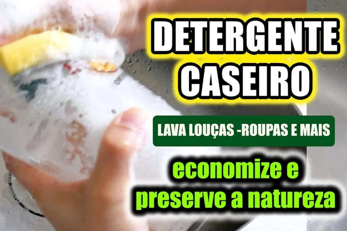 Receita de detergente caseiro para você economizar tempo e d