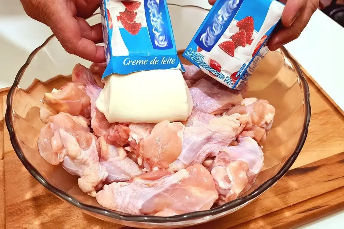 Receita de frango para o seu almoço: fica uma delícia sem us