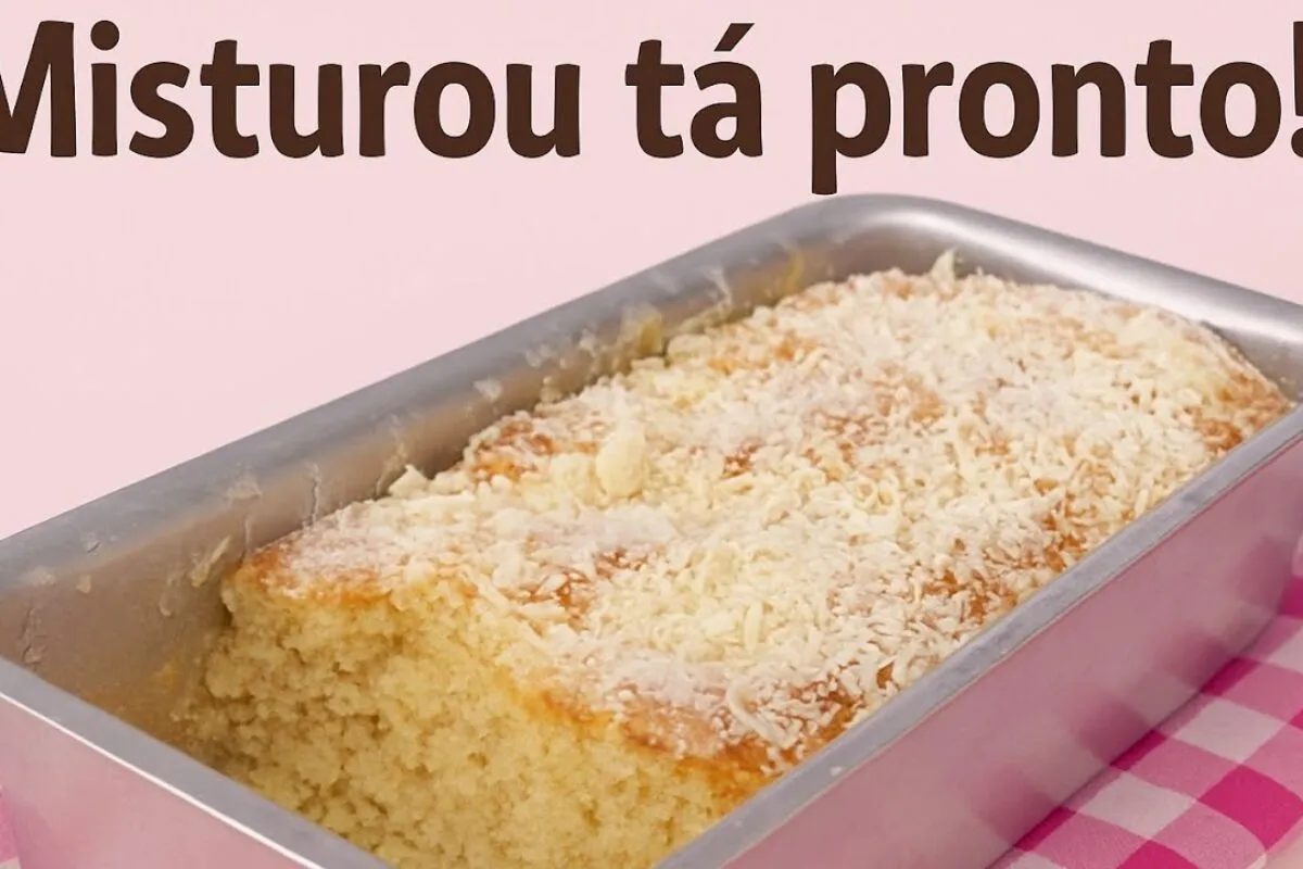 Receita de pão de coco molhadinho, saboroso e sem sovar, sen