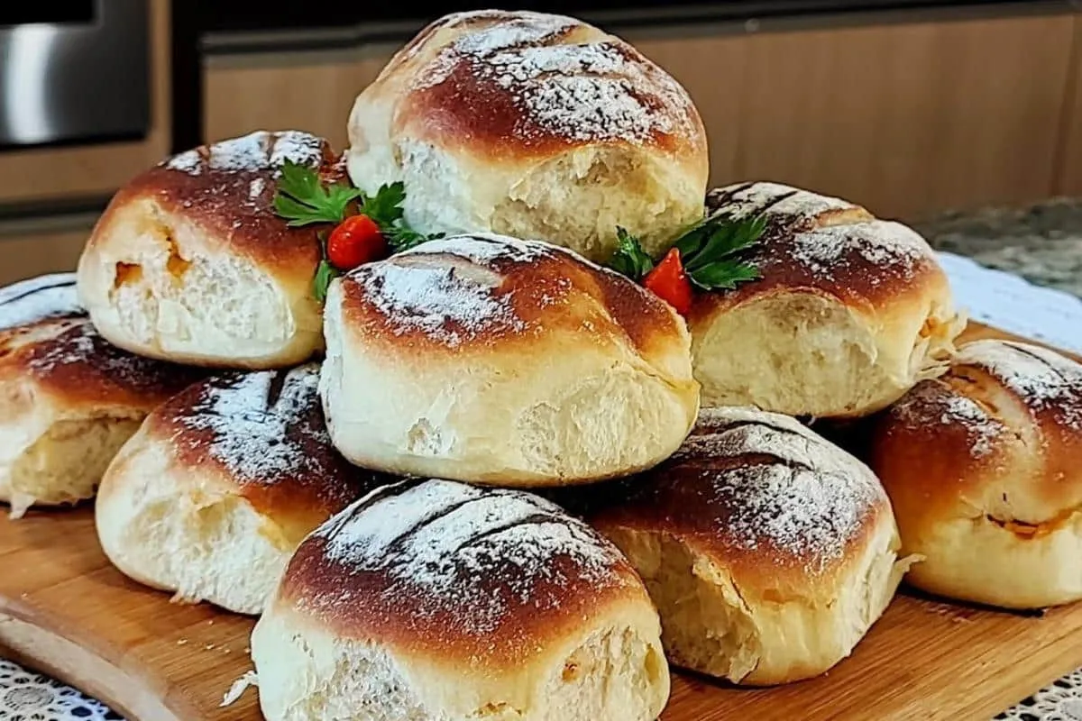 Receita de pãozinho recheado de um jeito que vai surpreender