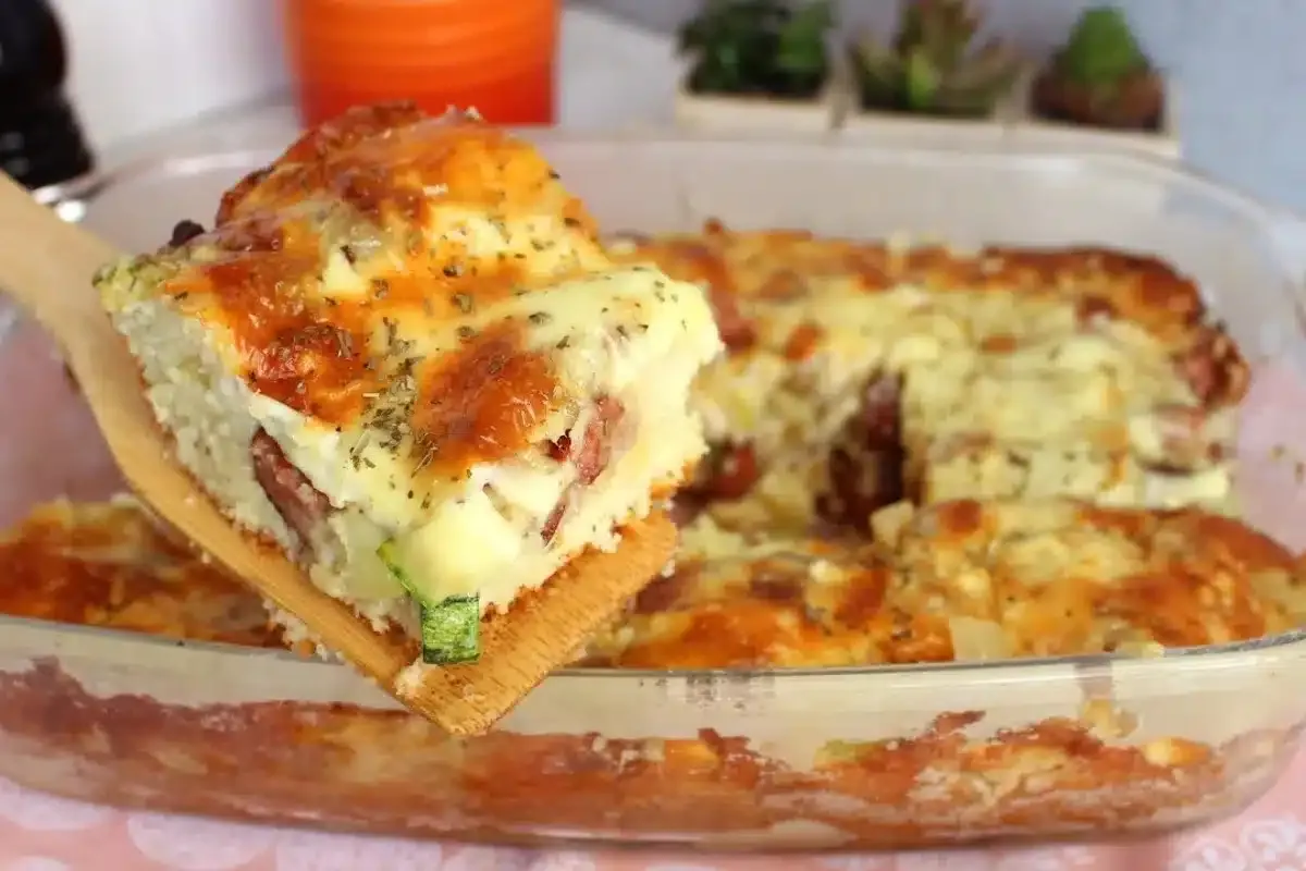 Receita de torta de abobrinha leve e nutritiva para saborear