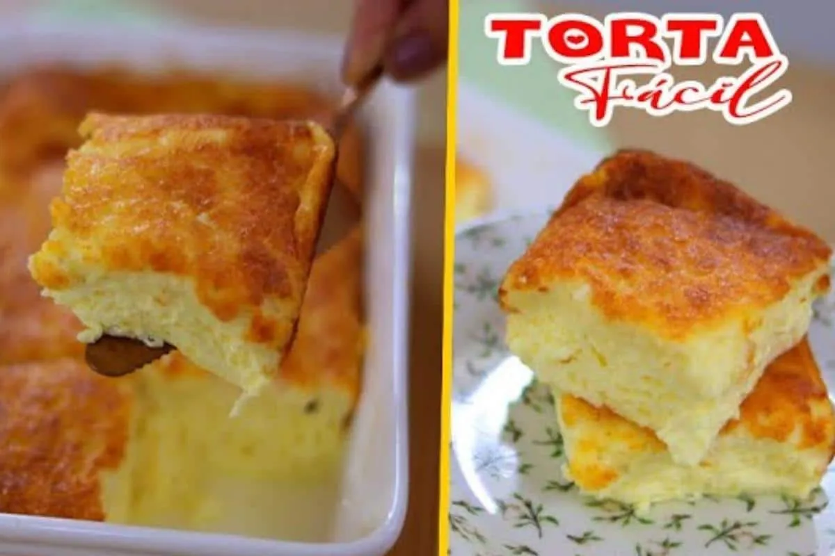Receita de torta de queijo fácil de fazer para o lanche da t