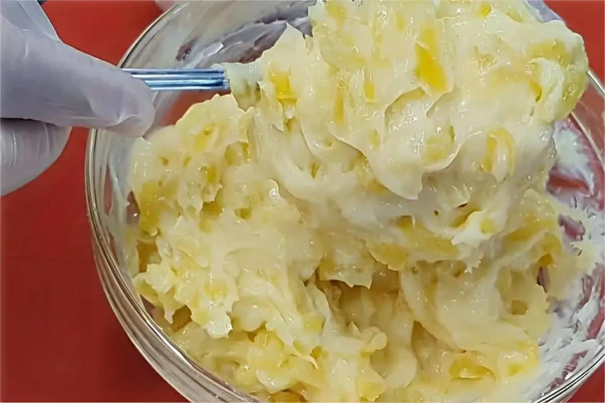 Recheio de abacaxi com apenas 4 ingredientes perfeito para b