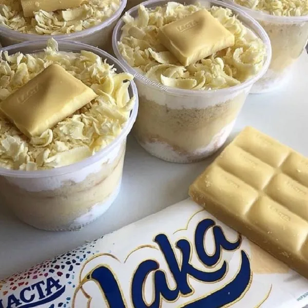 Recheio de Bolo com Chocolate Branco e Leite Ninho