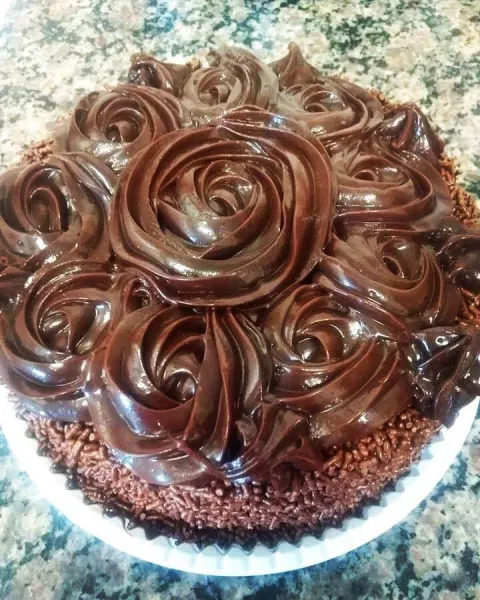 Recheio de Brigadeiro Trufado Para Bolo de Chocolate