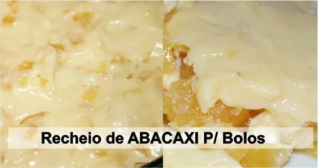 Recheio de Creme de Abacaxi