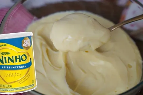 Recheio de leite ninho trufado ideal para bolos e tortas e f