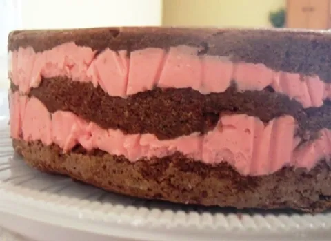 Recheio de Mousse de Morango com Tang