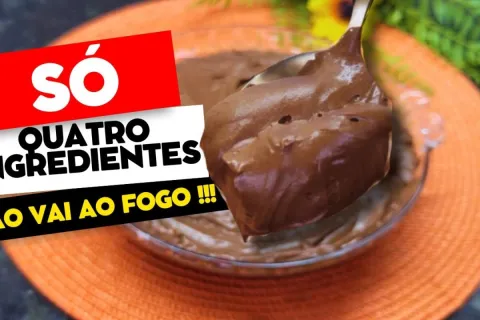 Recheio tipo alpino cremoso e doce na medida certa muito sim