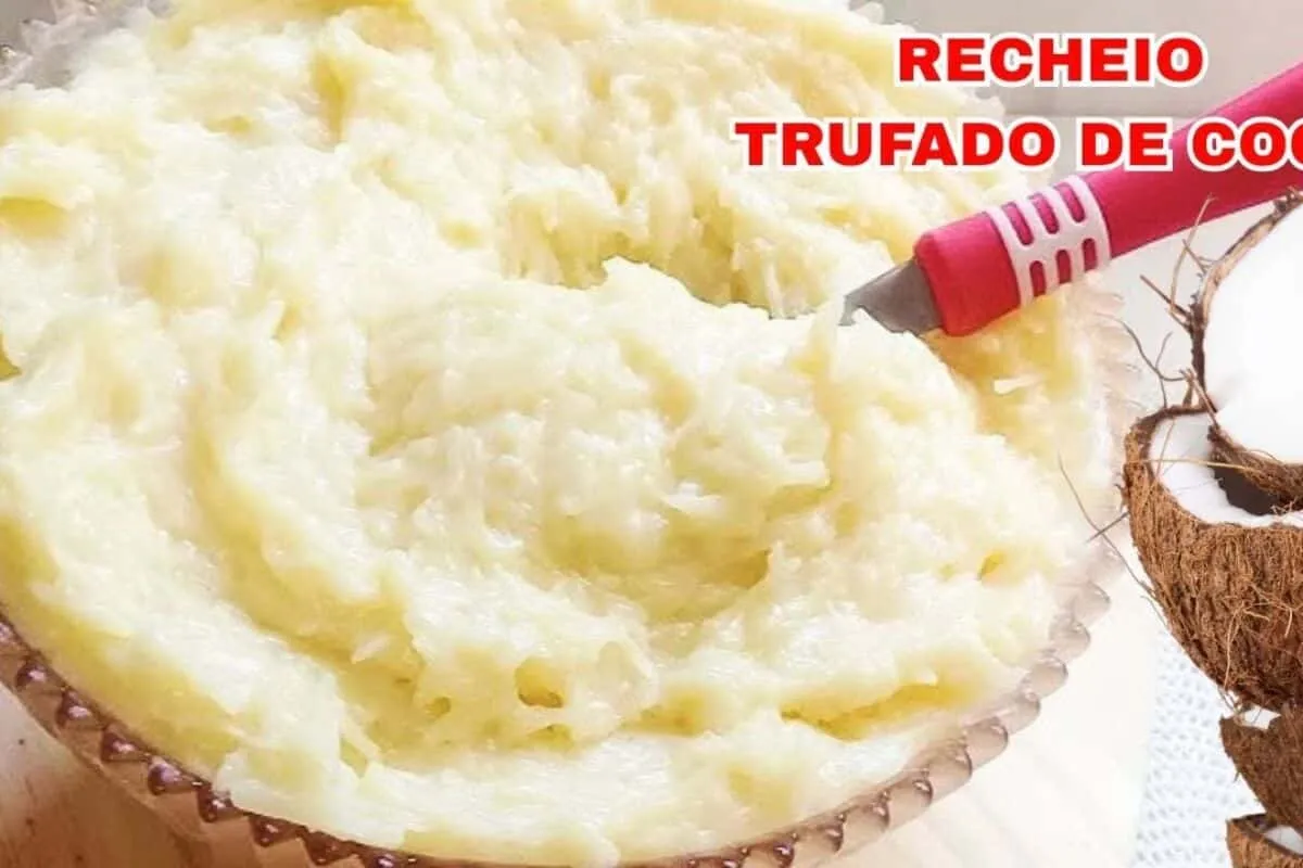 Recheio trufado de coco: perfeito para bolos, trufas, pavês,