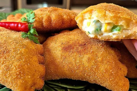 Risoles de milho delicioso e fácil de preparar, receita que 