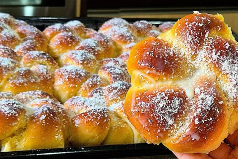 Rosquinha assada e recheada bem fofinha e deliciosa para ser