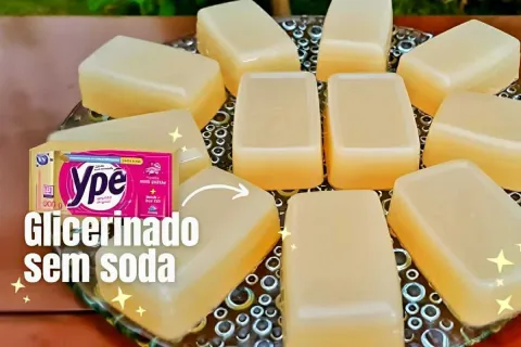 Sabão em barra caseiro que rende muito para você economizar 