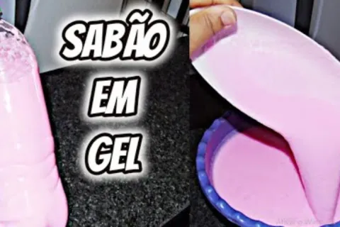 Sabão em gel caseiro econômico no preparo e muito eficiente 