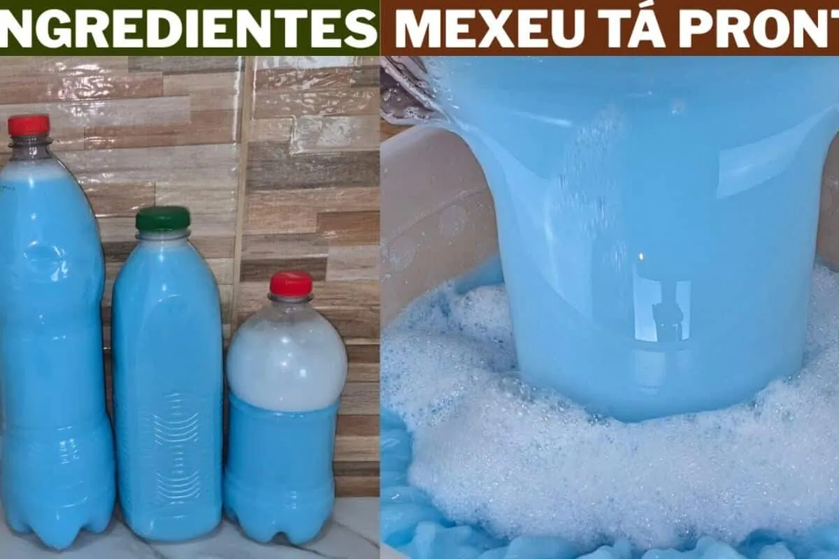 Sabão líquido com 3 ingredientes: econômico e eficiente, voc