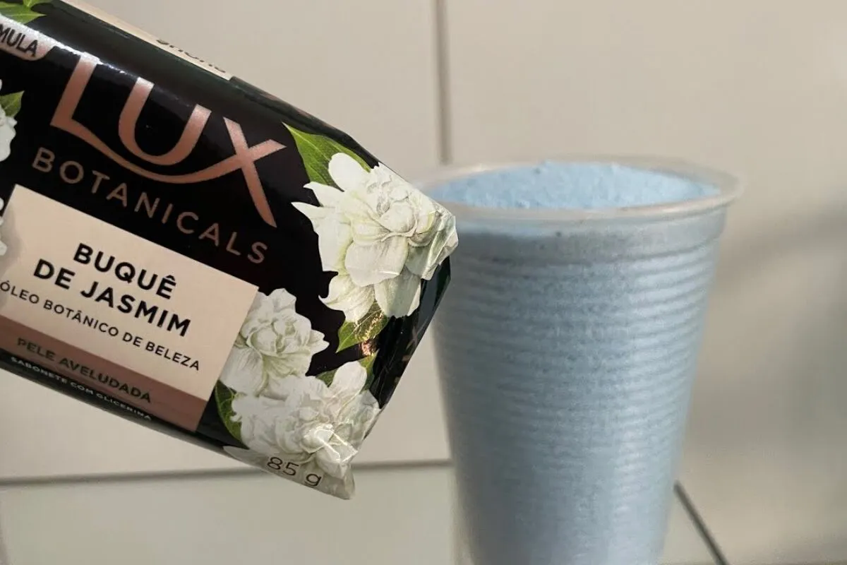 Sabão líquido de 2 ingredientes, rende bem e limpa de verdad