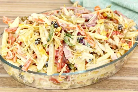 Salpicão fácil para o natal: todo mundo na sua casa vai ador