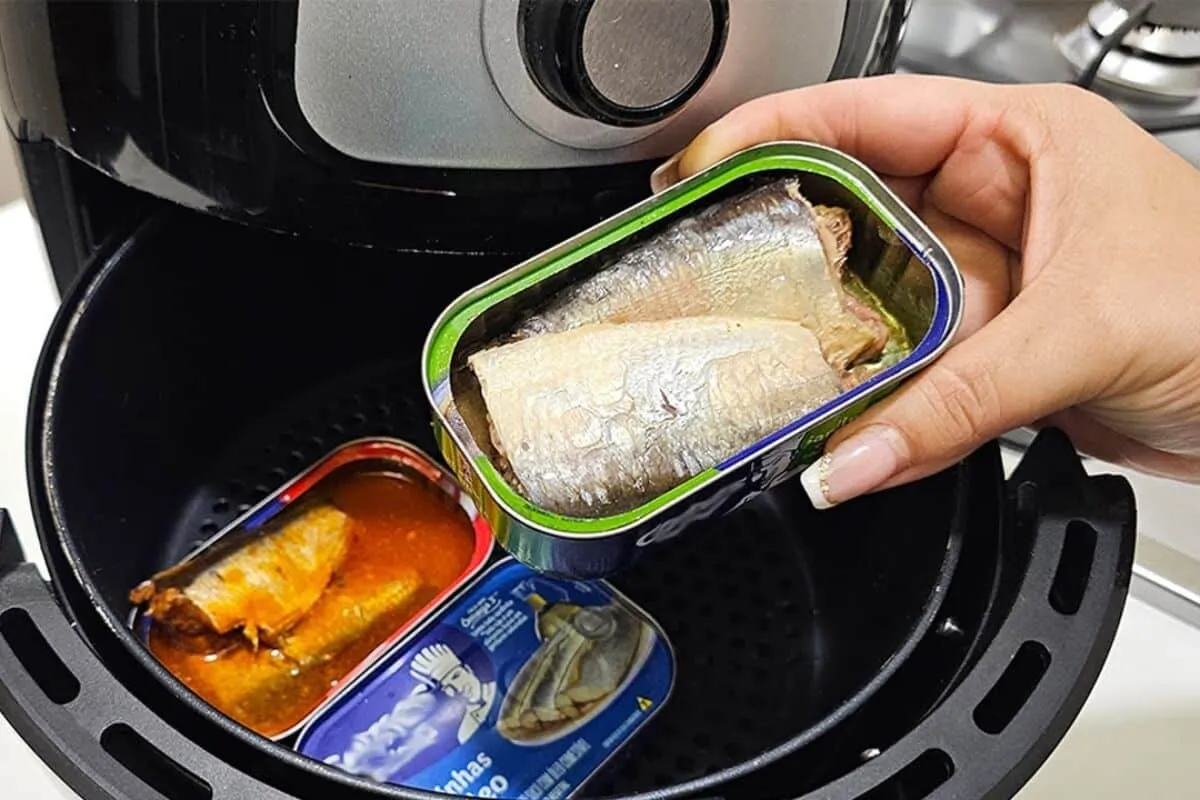 Sardinha na air fryer suculenta: um jeito diferente, prático