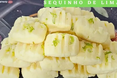 Sequilhos de limão super barato de fazer e não vai leite con