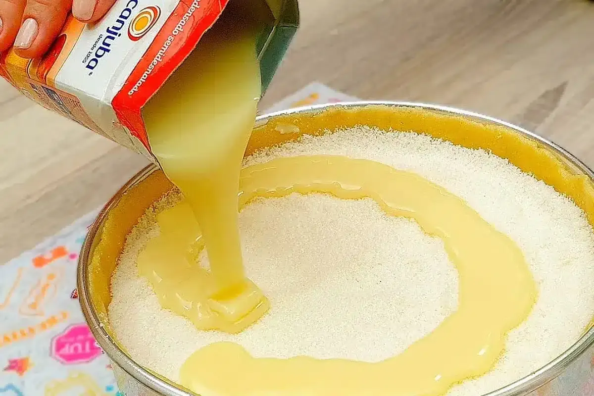Sobremesa cremosa com um sabor irresistível e feita de um je