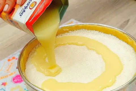 Sobremesa cremosa com um sabor irresistível e feita de um je