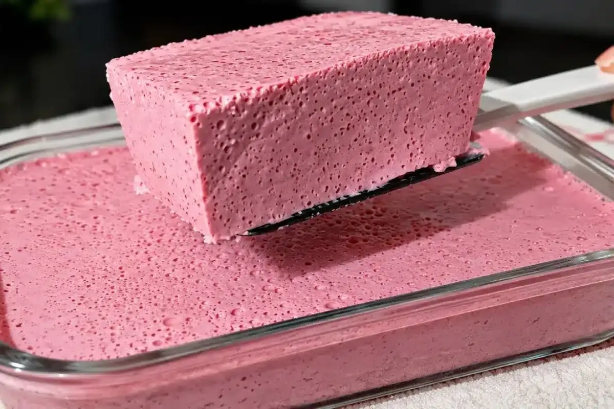 Sobremesa de 2 ingredientes feita sem leite condensado, aque