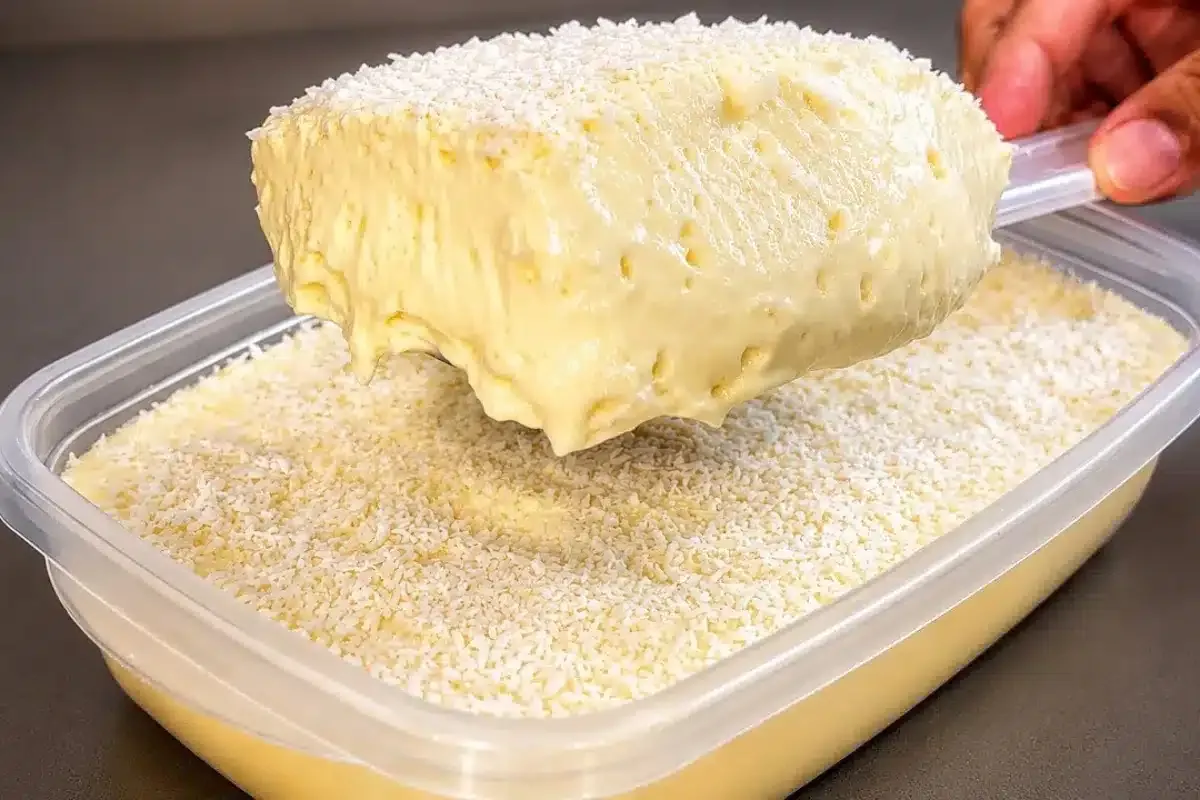 Sobremesa de 2 ingredientes que é só bater no liquidificador