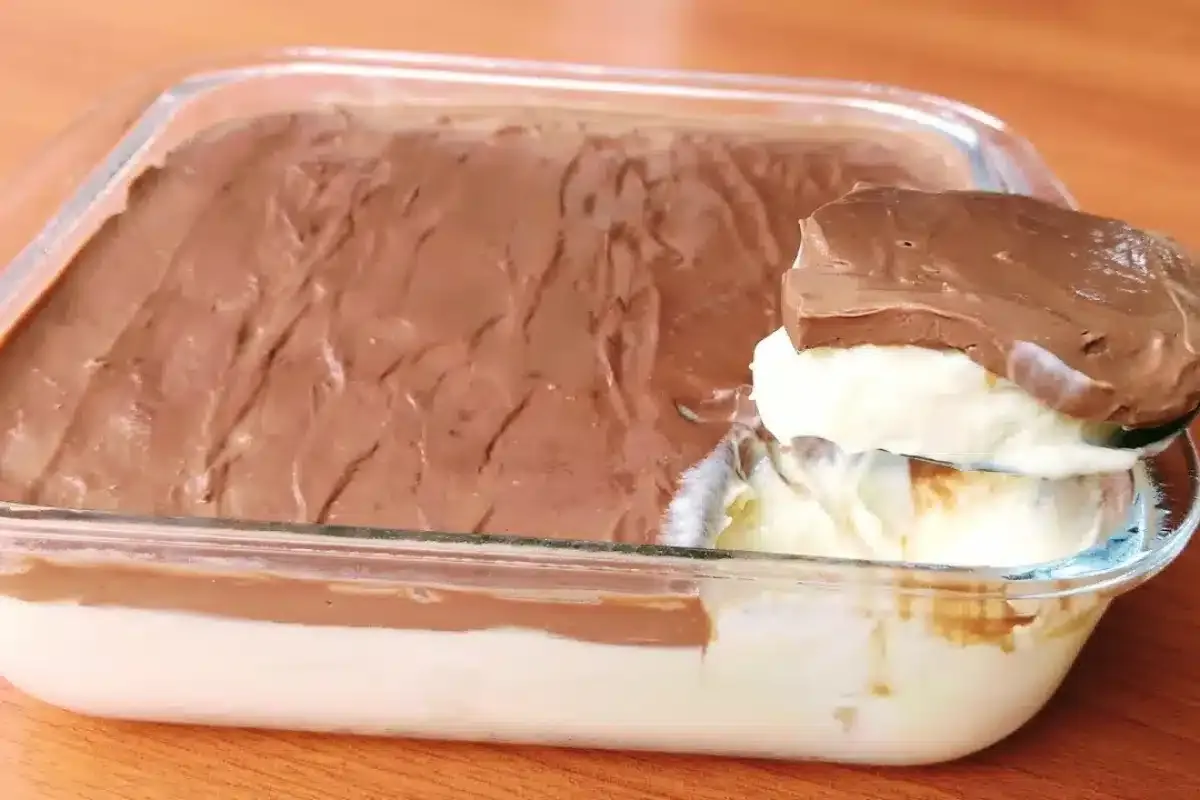 Sobremesa de 5 minutos super rápida, fácil e bem gostosa, pa
