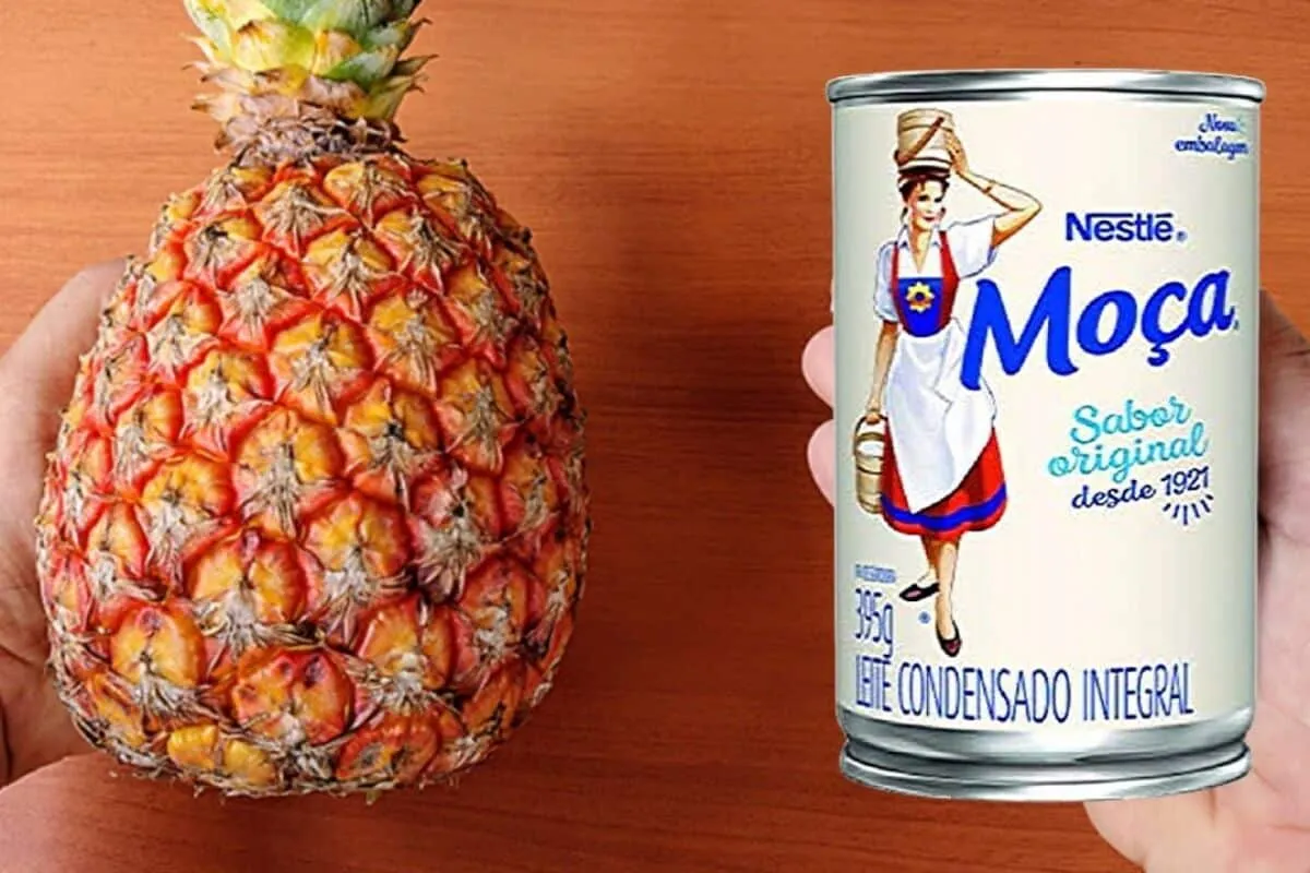 Sobremesa de abacaxi que é super refrescante e vai fechar co