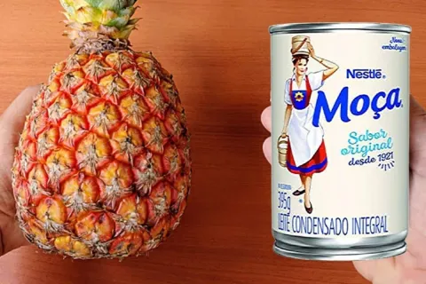 Sobremesa de abacaxi que é super refrescante e vai fechar co