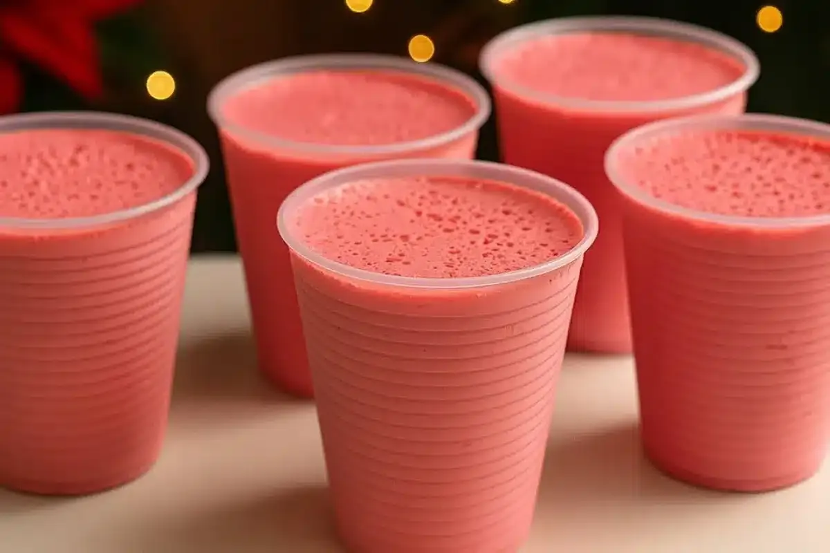 Sobremesa de morango batida no liquidificador, um doce incrí