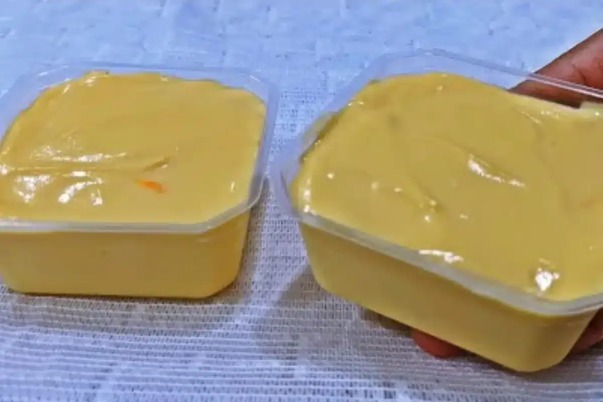 Sobremesa sem leite condensado feita no liquidificador, um d