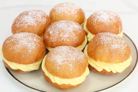 Sonho de padaria fofinho e recheado receita simples e irresi